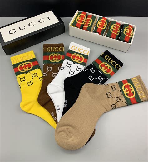 mens gucci socks sale|men's designer socks gift set.